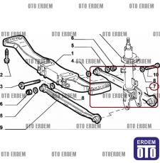 Alfa Romeo 147 Arka Denge Kolu Uzun 60652167 60652167