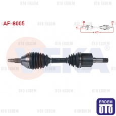 Alfa Romeo 159 Aks Sol Ön Komple 1.9 Jtdm 1.9 Jts 2006-2011 AF-8005 AF-8005