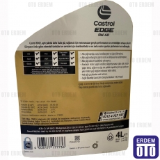Castrol Edge 5w-40 4 Litre Motor Yağı GTX5404E 