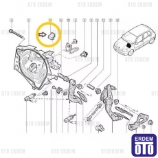 Clio 2 Debriyaj Pedal Takozu 7700415713 7700415713