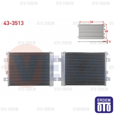 Dacia Duster Klima Radyatörü 1.5 Dci M-T 4x4 2009-2012 43-3513 43-3513
