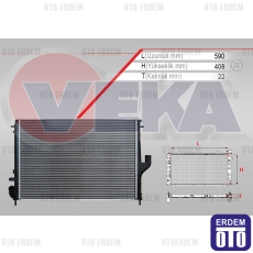 Dacia Duster Su Radyatörü Brazing 1.5 DCI 2010 16-3538B 16-3538B