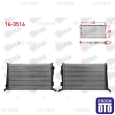 Dacia Duster Su Radyatörü Mekanik 1.5 Dci 4x4 110 Hp 2010 16-3516 16-3516