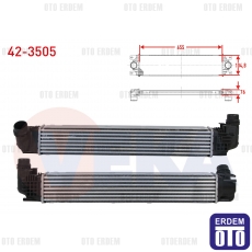Dacia Duster Turbo Radyatörü (Intercooler) 1.5 DCI 2012 42-3505 42-3505