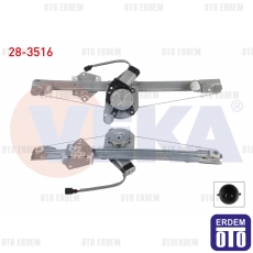 Dacia Logan Cam Krikosu Elektrikli Motorlu Sol Ön 1.5 DCI 2004-2012 28-3516 28-3516