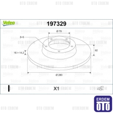 Ducato Arka Fren Diski 280Mm Valeo 46833807 46833807