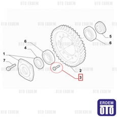 Ducato Diferansiyel Dişli Civatası 9675334480 9675334480