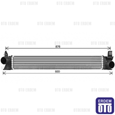 Ducato İntercooler Turbo Radyatörü 1382428080 1382428080