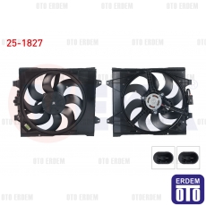 Fiat 500 500 C Fan Motoru Su ve Klima Davlumbazlı Tekli Fan Rezistanslı 0.9-1.2-1.3 Mjt-1.4 2008-2012 25-1827 25-1827