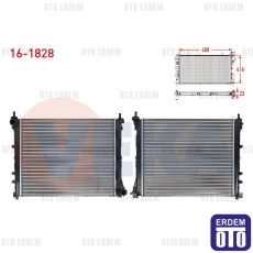 Fiat 500 Su Radyatörü 1.3 Mjt 2008-2012 16-1828 16-1828