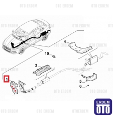 Fiat 500X Manifold Isı Sacı 52050103 52050103