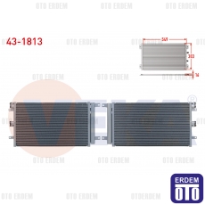 Fiat Doblo Klima Radyatörü 1.4 2001-2010 43-1813 43-1813
