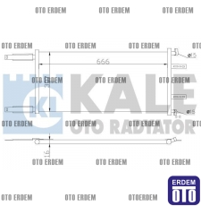 Fiat Doblo Klima Radyatörü 46811208  46811208 