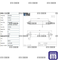 Fiat Doblo Turbo Radyatörü 46849068 46849068