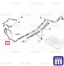 Fiat Doblo Yakıt Borusu 51900559 51900559