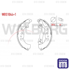 Fiat Egea 1.3 Mjt Fren Papucu Balata Arka 2015- / Fiat 500L 1.6 Mjt 2012- / Fiat 500L 1.3 Mjt 2012- / Fiat 500L 0.9 2012- / Fiat 500L 1.4 2012 WBS1044+1 WBS1044+1