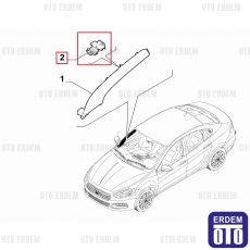 Fiat Egea Ön Cam Direk Bakalit Klipsi 52096591 52096591