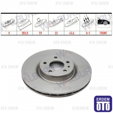 Fiat Egea Ön Fren Diski Adet Walburg WBD1031 WBD1031