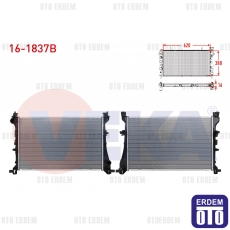 Fiat Egea Su Radyatörü Brazing 1.3 Mjt 2015 16-1837B 16-1837B