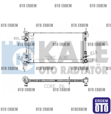 Fiat Fiorino Motor Su Radyatörü 51790636 51790636