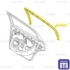 Fiat Linea Arka Kapı Üst Lastiği Fitili SOL 51824090 51824090