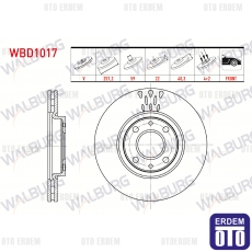 Fiat Linea Doblo Fiorino Fren Diski Ön Havalı 2007 WBD1017 WBD1017