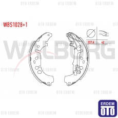 Fiat Linea Fren Pabuç Balata Arka 2007>> WBS1028+1 WBS1028+1