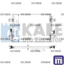 Fiat Palio Klima Radyatörü  46766830 46766830