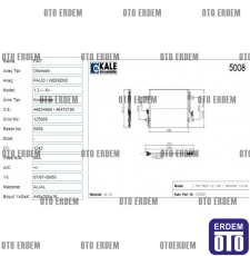 Fiat Palio Klima Radyatörü  46766830 46766830