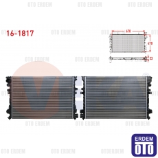Fiat Scudo 1.9 TD 1996-2006 Su Radyatörü 16-1817 16-1817