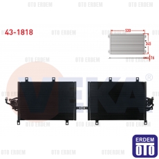 Fiat Tempra 1.4i 1992-1999 Klima Radyatörü 43-1818 43-1818