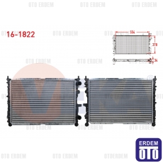 Fiat Tempra Su Radyatörü Mekanik 2.0i 1992-1999 16-1822 16-1822
