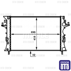 Laguna 2 Motor Su Radyatörü Mahle 8200008765 8200008765