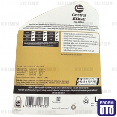 Motor Yağı Castrol Edge 5w-30 5 Litre GTX5305E 