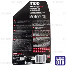 MOTUL Motor Yağı 10W-40 4100 syn-NERGY Spec 5LT MOTUL 112892 