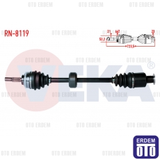 Renault Clio 2 Aks Sağ Ön Komple 1.5 Dci RN-8119 RN-8119