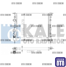 Renault Clio 2 Motor Su Radyatörü 2 Sıra 7702258282 7702258282