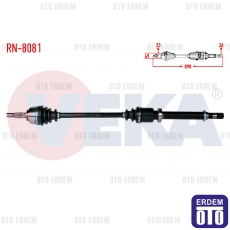 Renault Clio 3 Aks Sağ Ön Komple 1.2i 16V 2005-2012 RN-8081 RN-8081