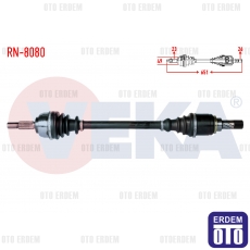 Renault Clio 3 Aks Sol Ön Komple 1.2i 16V 2005-2012 RN-8080 RN-8080
