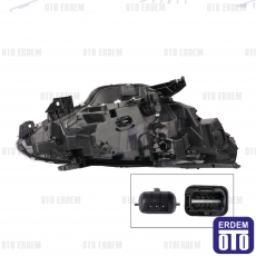 Renault Clio 5 Ön Far Lambası Sol Siyah Dega REN10CLC120 
