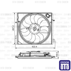 Renault Kadjar Fan Motoru Valeo 214814EB0A 214814EB0A