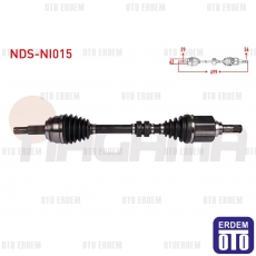 Renault Kadjar Komple Aks Sol Ön 2015- NDS-NI015 NDS-NI015