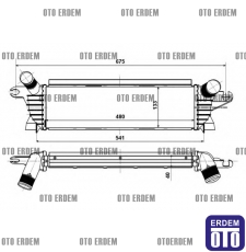 Renault Kango Turbo Radyatörü 8200140970 8200140970