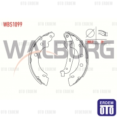 Renault Kangoo Fren Pabucu Balata Arka 1998-2008 WBS1099 WBS1099