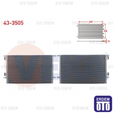 Renault Laguna 1 Klima Radyatörü 1.6i 1993-2001 43-3505 43-3505