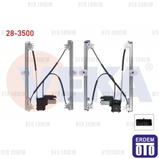 Renault Megane 2 Cam Krikosu Elektrikli Sol Ön 1.4i 2002-2008 28-3500 28-3500