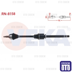 Renault Megane 2 Komple Aks Sağ Ön 1.9 Dci 2002-2008 RN-8158 