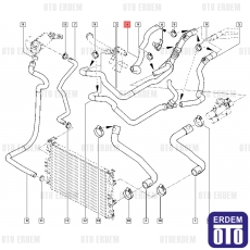 Renault Megane 2 Scenic 2 Kalorifer Hortumu Orjinal 8200357681 8200357681