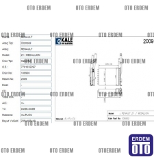 Renault R21 Optima Kalorifer Peteği Radyatörü 1 Sıra 7701032297 7701032297