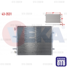 Renault Trafic 2 Ön Klima Radyatörü 2.0 Dci 2006-2014 43-3531 43-3531